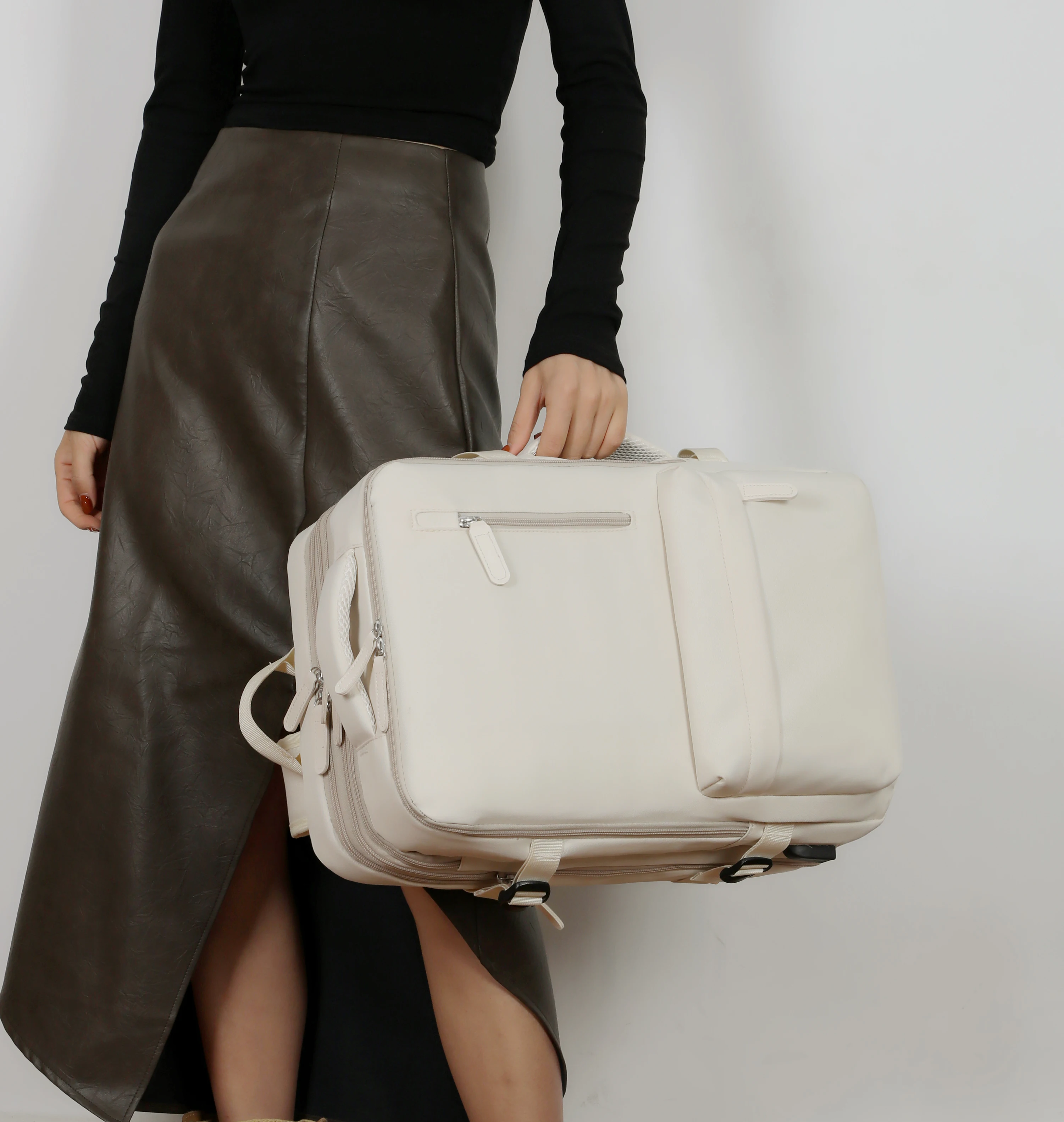 Unisex Travel Lightweight Travel Backpack High-End Sense of College Student School Bag Computer Backpack Storage Bag Combination