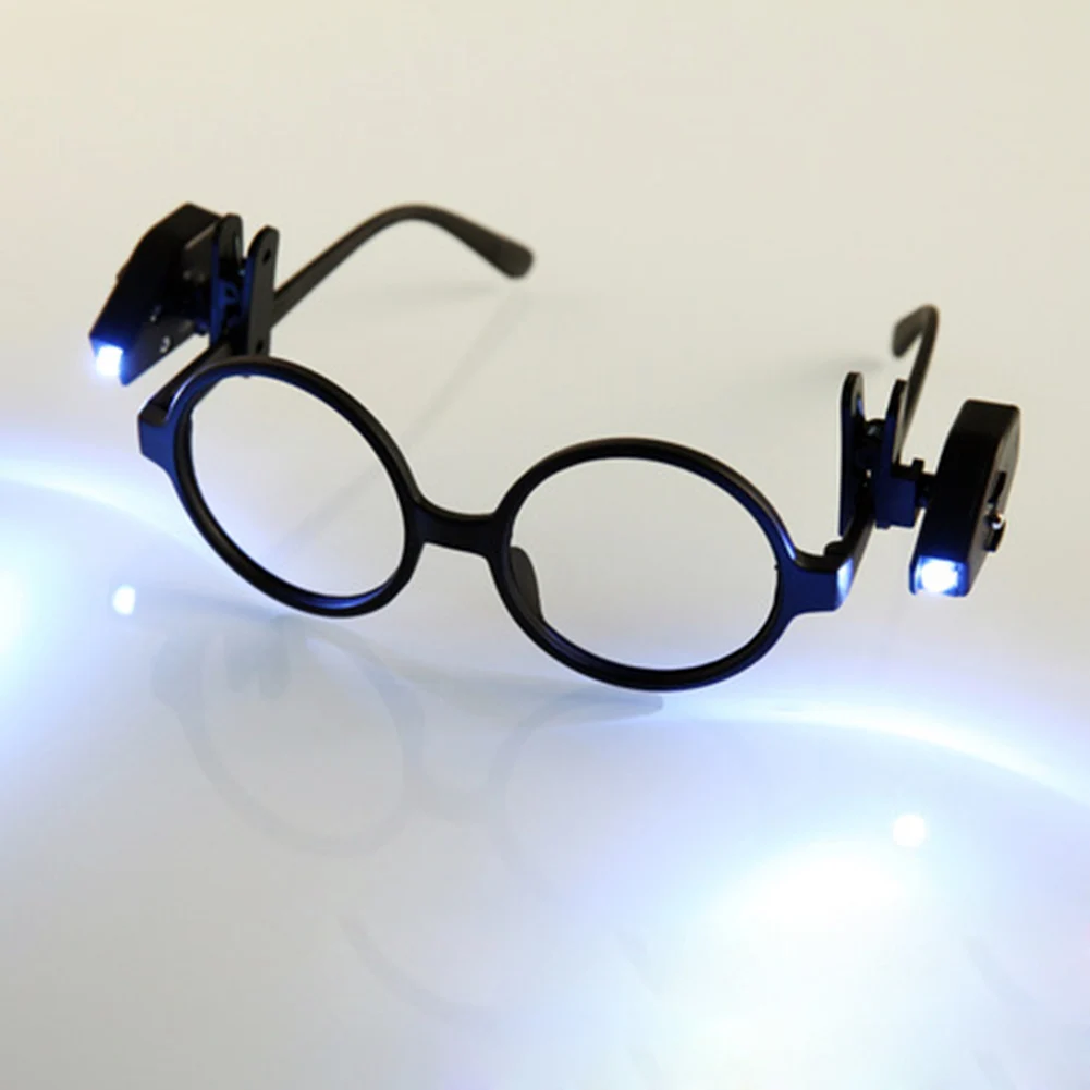 LED Light Mini Night Light Mini LED Light Book Light 1-3pcs Mini Flashlight Glasses Reading Lamp Eyeglass Clip Lantern Adjustable Universal Eyeglasses Lamp Flexible Reading Lights