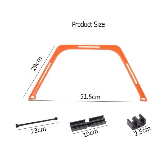 6Pcs Agility Hurdles Set Football Training Rings Soccer Footwork Ring Folded Hexagon Ladder Multi Supplies Hex Hurdle Equipment Agility Ladders Agility Training Rings Training Equipment Set