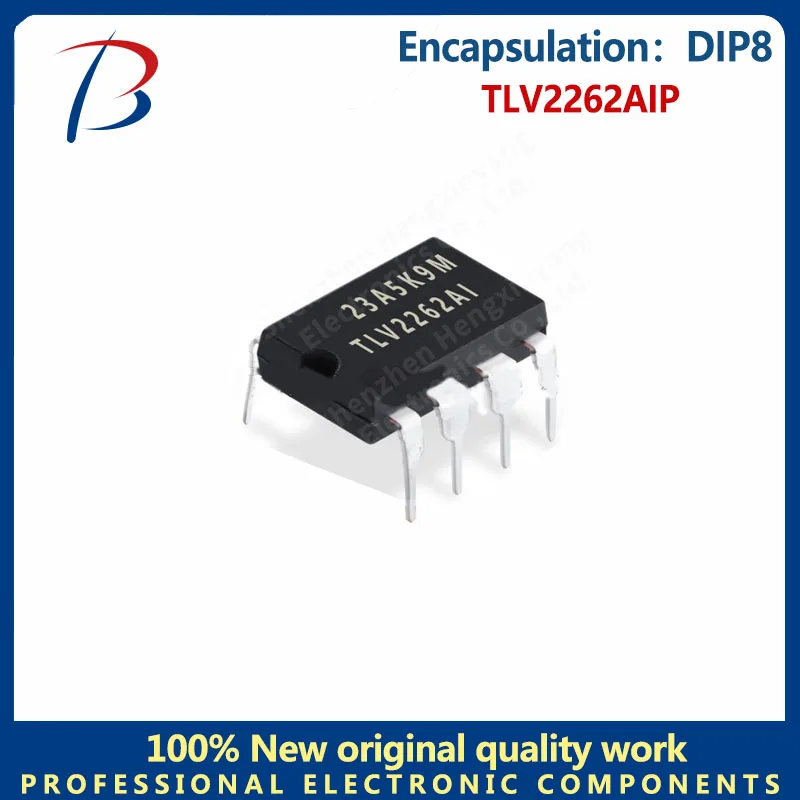 10pcstlv2262aip-silk-screen-tlv2262ai-rail-to-rail-operational-amplifier-in-line-with-dip8