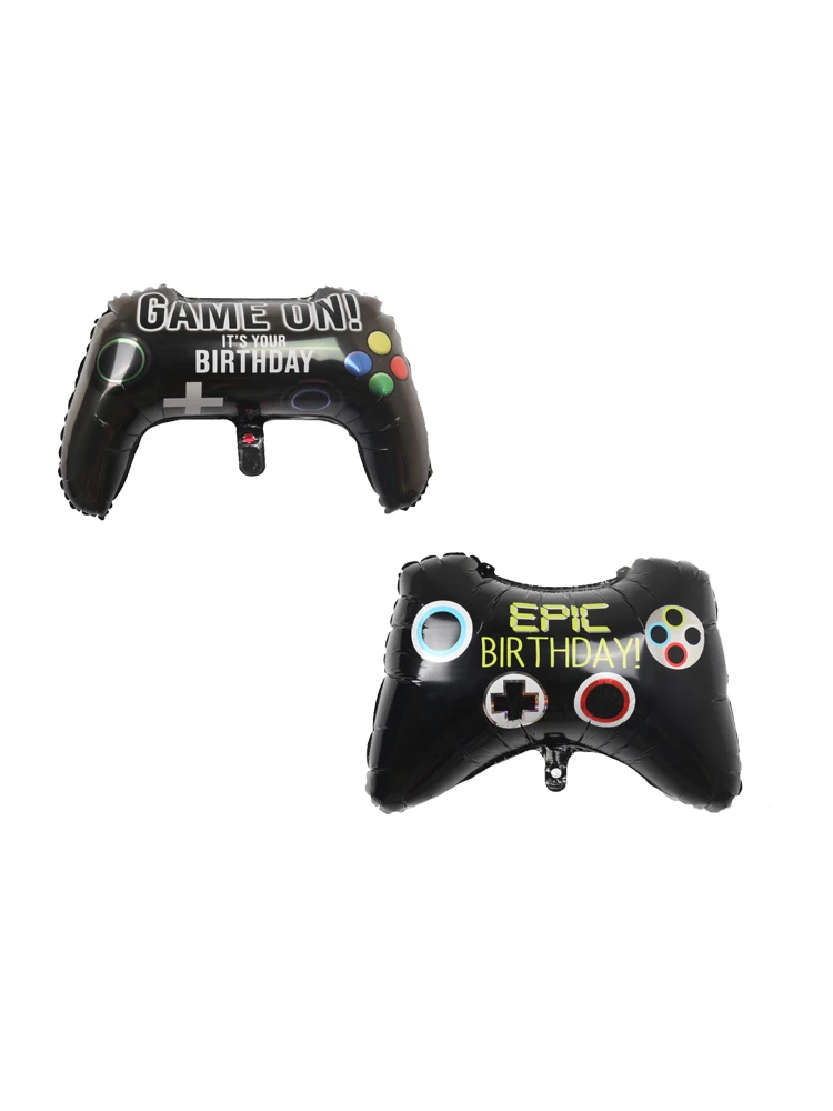 Black Game Controller Foil Balloon - Birthday Party Decoration