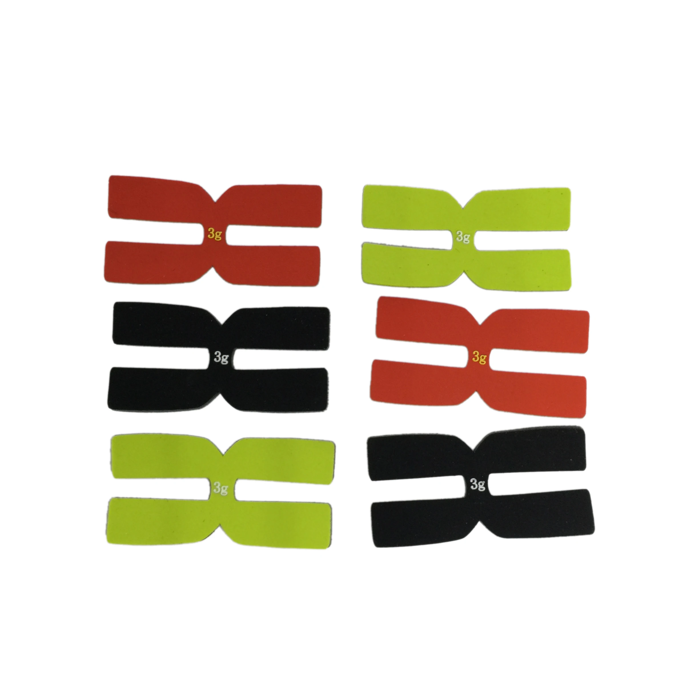 ZARSIA(6pcs/pack)Tennis Racket Weight and Balance Strips Racquet Balancer Type H 3g Silicone Tennis Racket Balance Bar tennis accessories