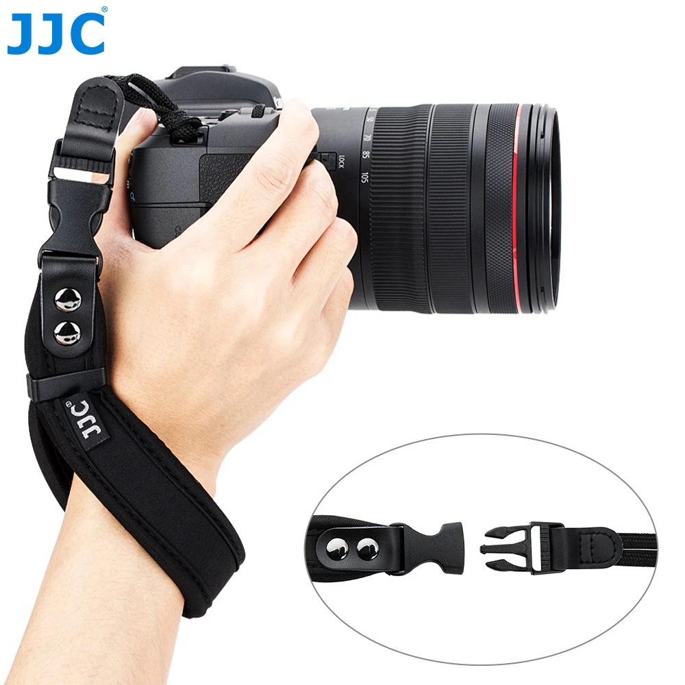 Jjc Soft Camera Strap Hand Wrist Strap Quick Release Hand Grip Belt For
