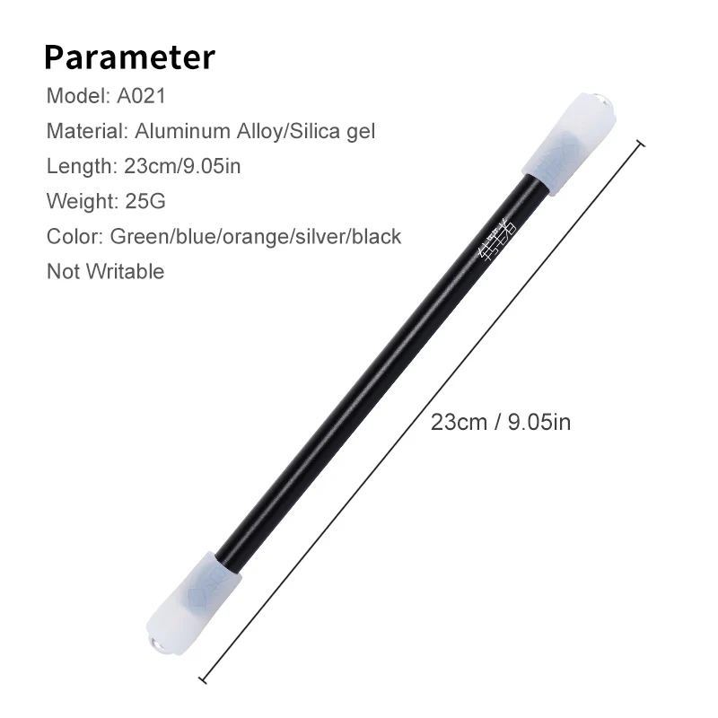 Non-writable Alloy Pen Spinning Contest without pen cartridge thumb spinning pen