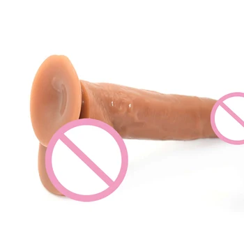 Funs Giant Dildodos Sex Machine Vibrate Penise Strapon Toys For Men Anal Hook Male Masturbator Telescopic Vibrator Toys Cream 2