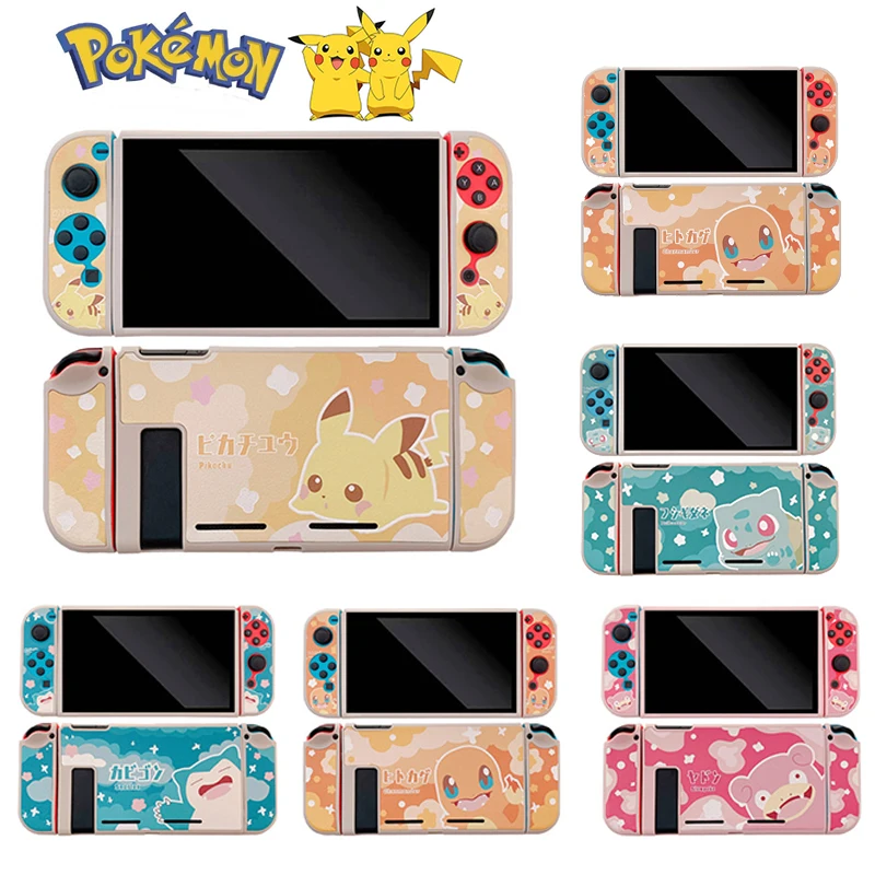 Силиконовый чехол для игровой консоли с изображением покемона Пикачу Nintendo Switch |