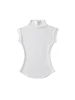 Women Summer Sexy Turtleneck Sleeveless T-Shirts Tops Solid Slim Fit Pullovers Causal Tees Shirts Female Streetwear Basics Tees 6
