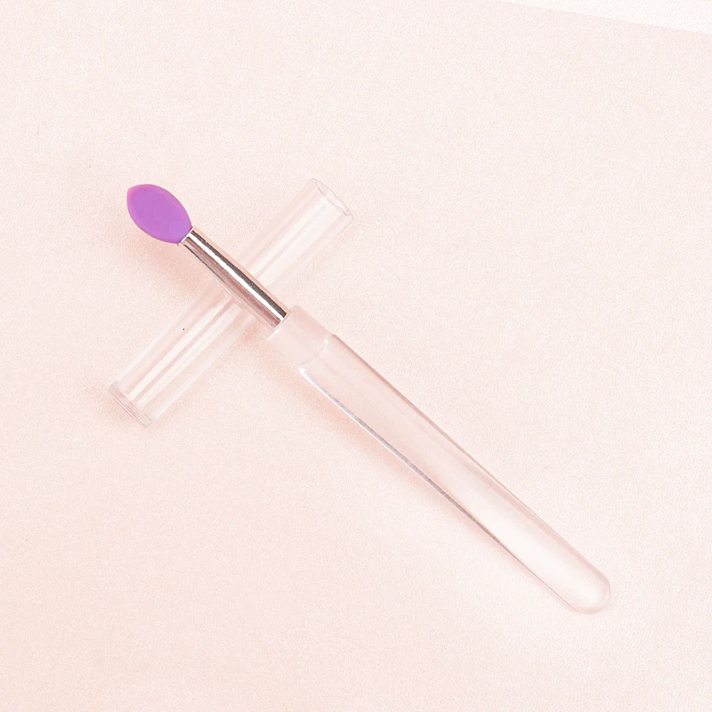 Enhanced Product Title: 5-Piece Portable Silicone Lip Brush Set with Cover – Soft Multifunctional Lip Applicator and Makeup Tool