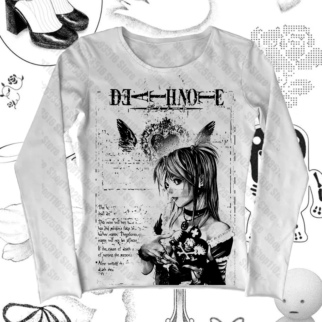ตัวเลือกสินค้า Y2K Gothic Harajuku Graphic Crop Top - แฟชั่นสุดเท่