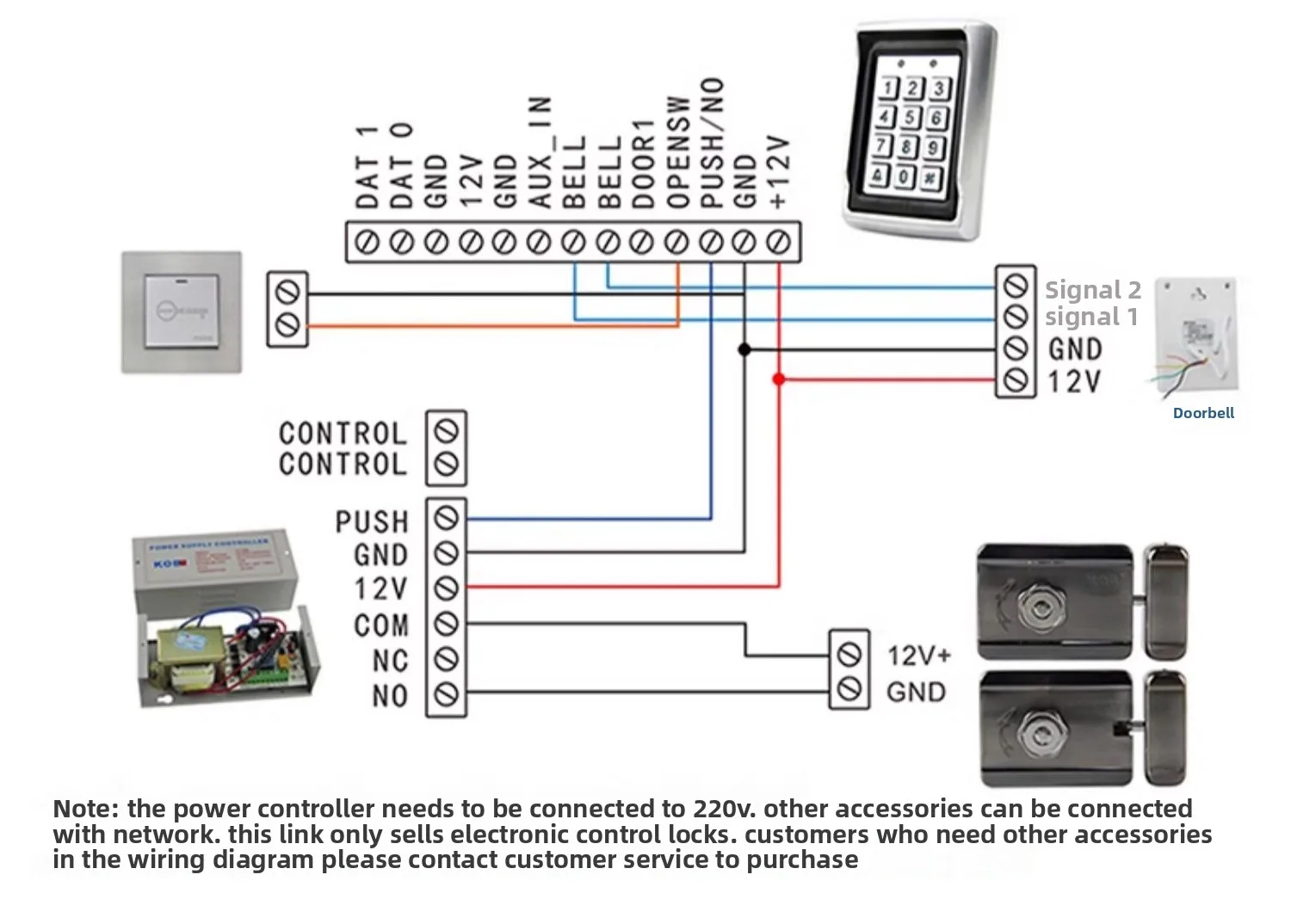 Intelligent Spiritual Lock Building Access Control Silent Electronic Control Loc