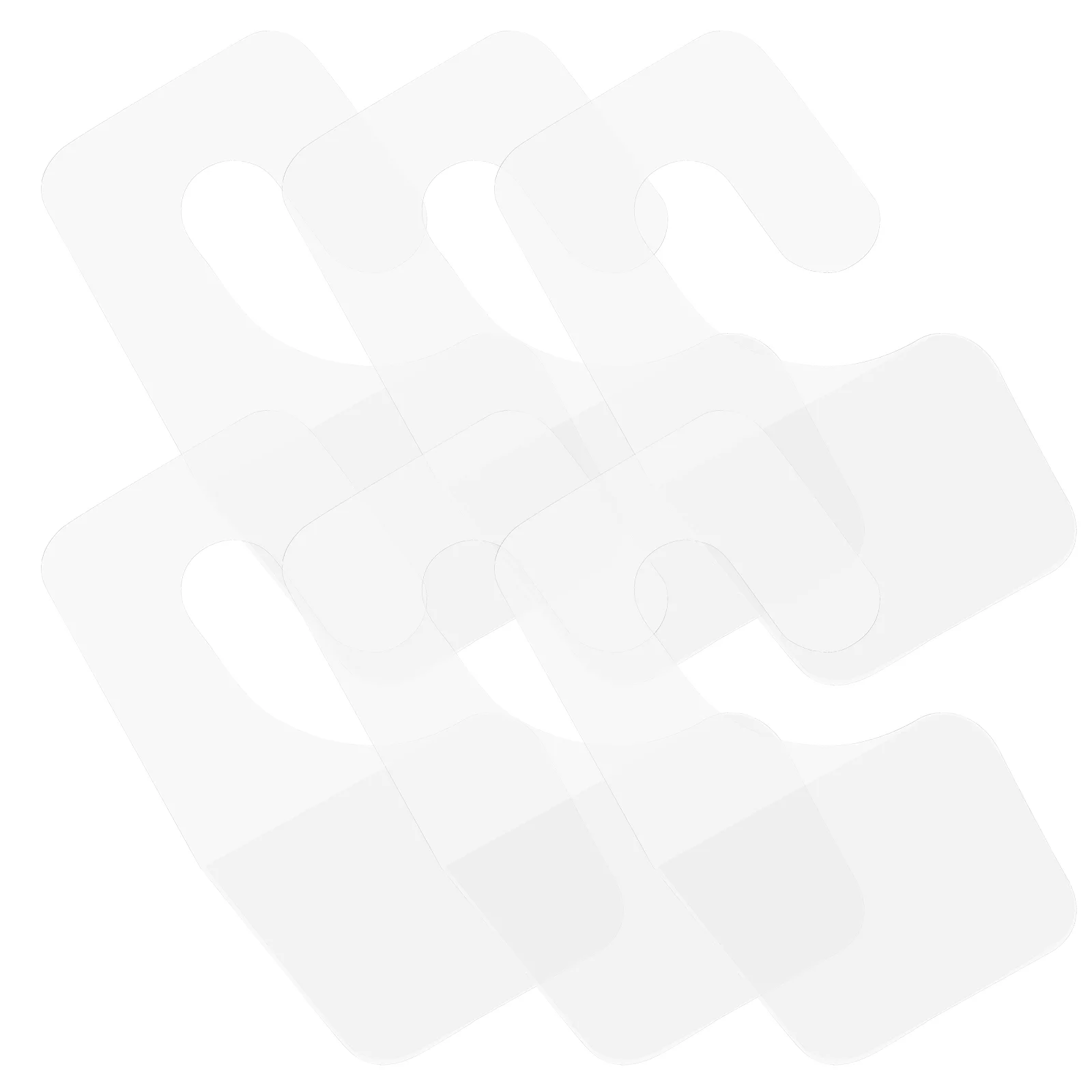 

100 Pcs Aircraft Hole Hook Clothes Rack Sticky Hooks for Hanging Display up File Tabs Self Adhesive Pvc Wall Clear