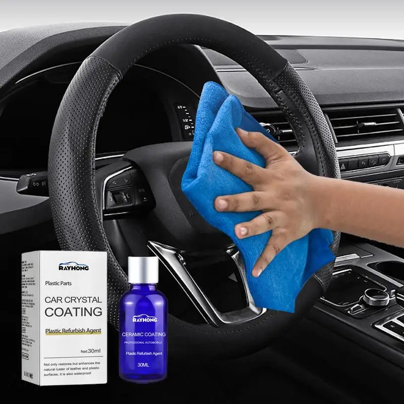 Car Trim Restorer Automotive Plastic Repair Agent Plastic Renovation Liquid  Interior Cleaning Dustproof Renovation for Sedans