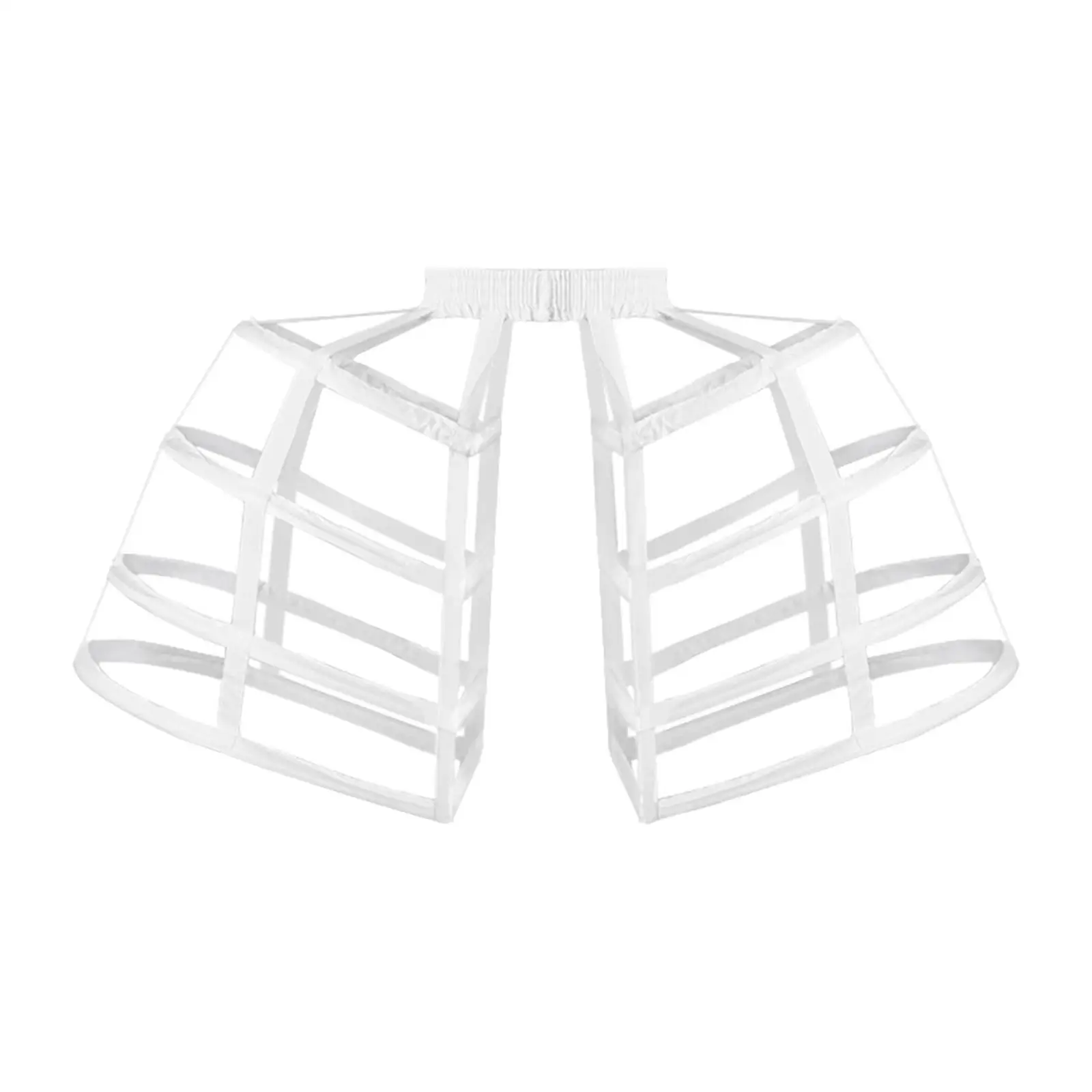 Crinoline Underskirt Pannier Cage Hoop Skirt Petticoat 3 Hoop Women Hoops Pannier Petticoat Cage for Gown petticoat skirt petticoat underskirt wedding underskirt lolita petticoat flower girl underskirt wedding petticoat vintage underskirt