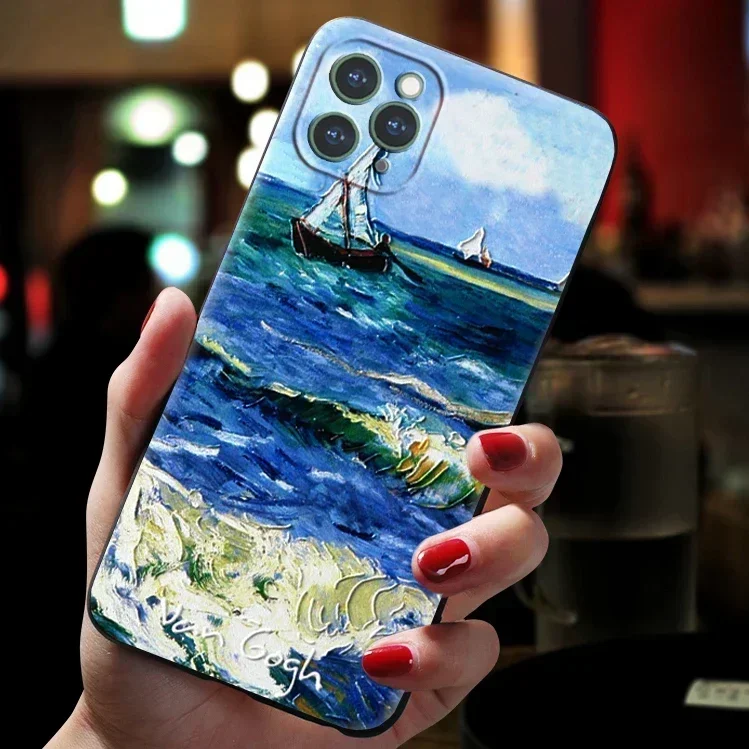 Stylish 3D Art Phone Case - Cute Design Apple Cover