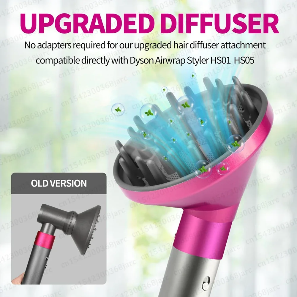 Description Picture 3 of itemDiffuser Nozzle For Dyson Airwrap HS01/HS05 Hair Dryer Accessories Universal Replacement Hairdryer Diffuser Accessories