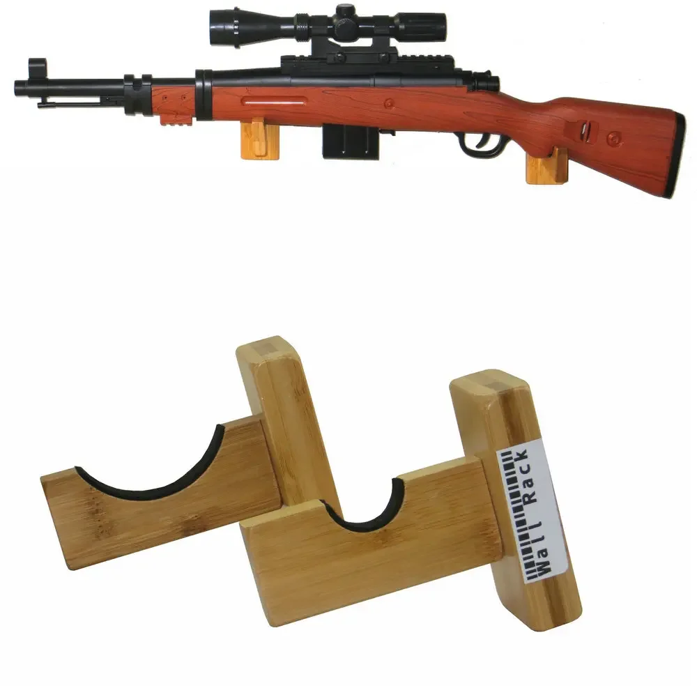 Softball Bat Baseball Bat Horizontal Khaki Wall Rack for Gun Rack Hooks Rifle Hanger Weapon Wall Mount w/Screws