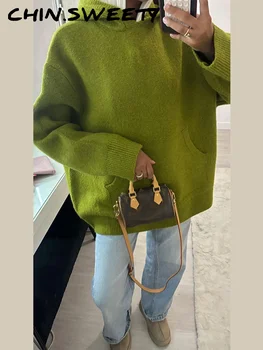 Hooded Knitted Pullover 1