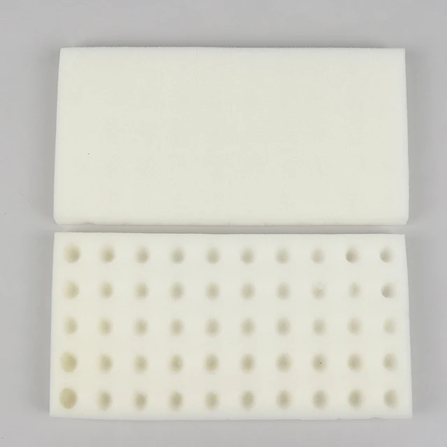 2 Oldal = 100Db Kerti Tenyésztő Növény Palánták Szivacs Segítetlen Hidroponikus Zöldségek Óvodai Edények Klónozó Gallér - Image 5