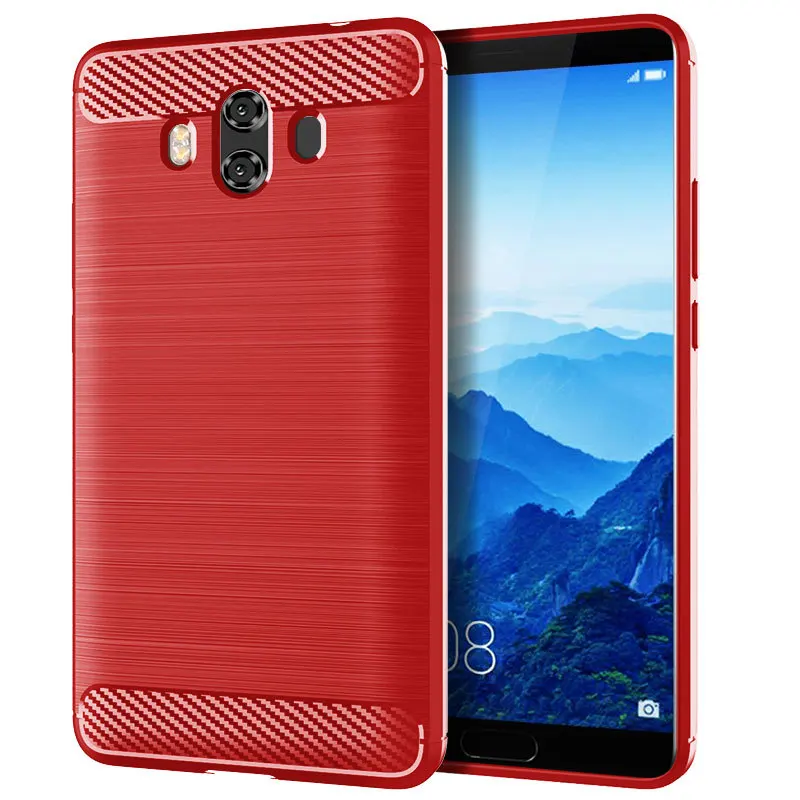 Premium Carbon Fiber Shockproof Silicone Phone Case - Sleek Back Cover Coque s