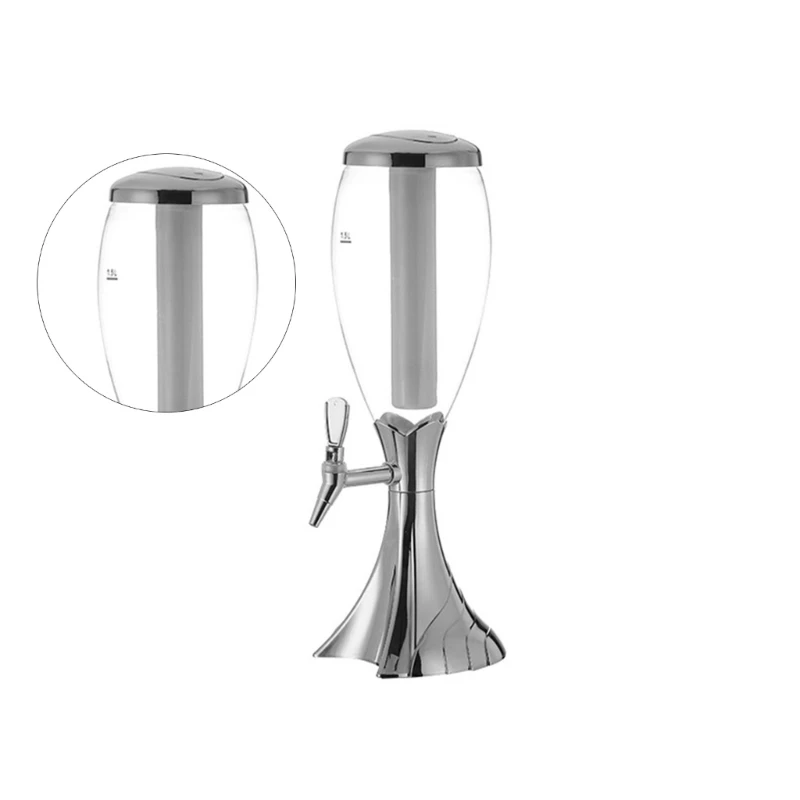 Unique Glowing Beverage Column Versatile Drinks Dispenser Glowing Beer Tower dropshipping
