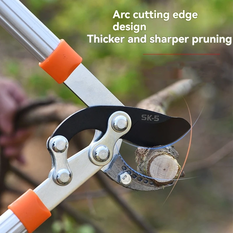 Anti-Slip Grip Garden Pruning Tools Cut Tree Branch Tools Length Scissor Hedge Anvil Shear Fruit Tree Shear 3