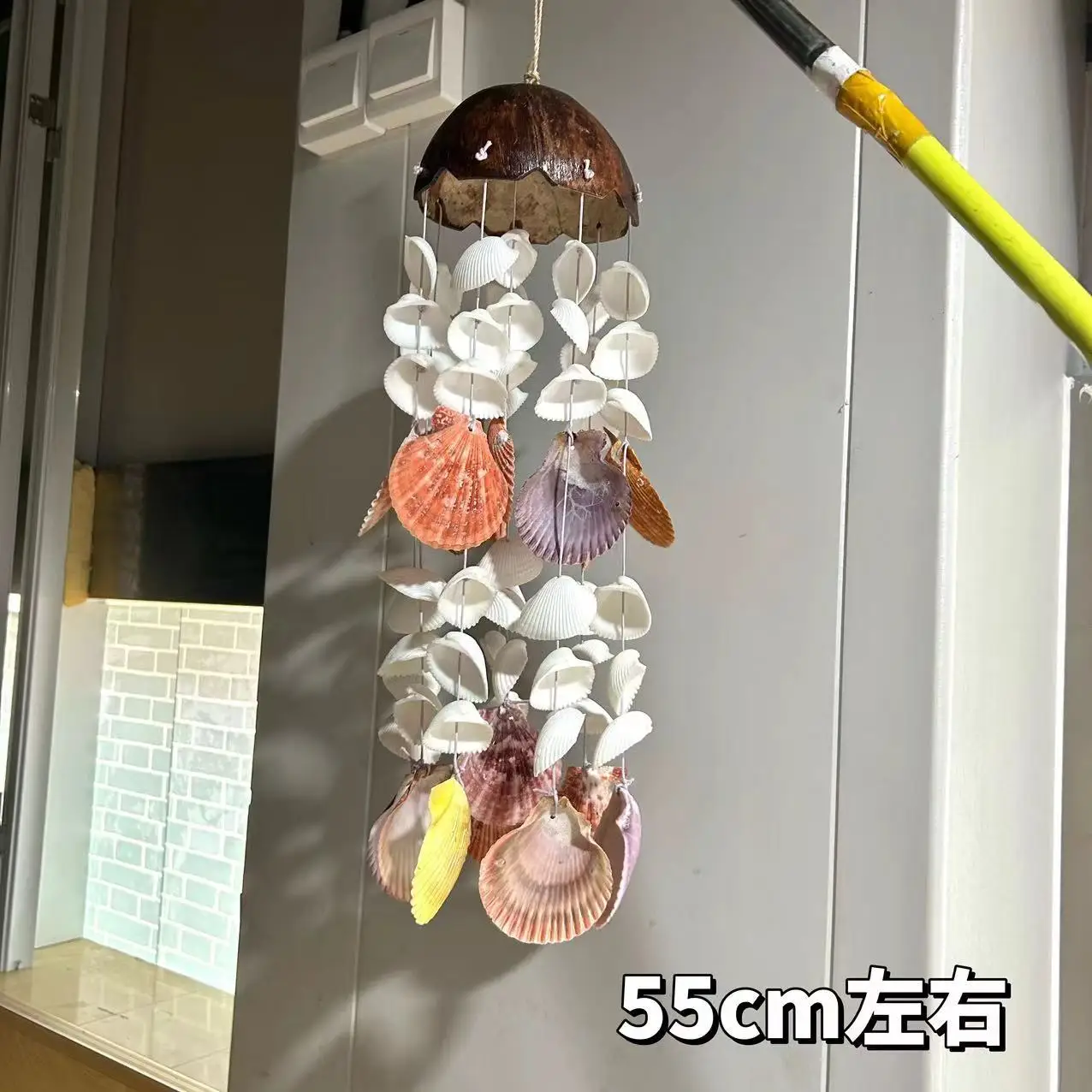 Campanelli Eolici a Conchiglia,Scacciapensieri da Esterno Decorativo
