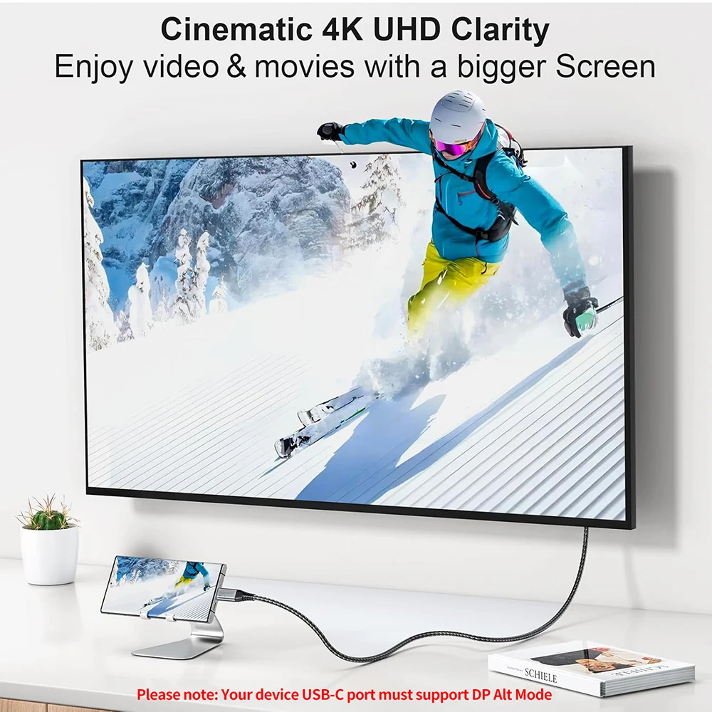 Premium 4K UHD USB-C to HDMI Cable
