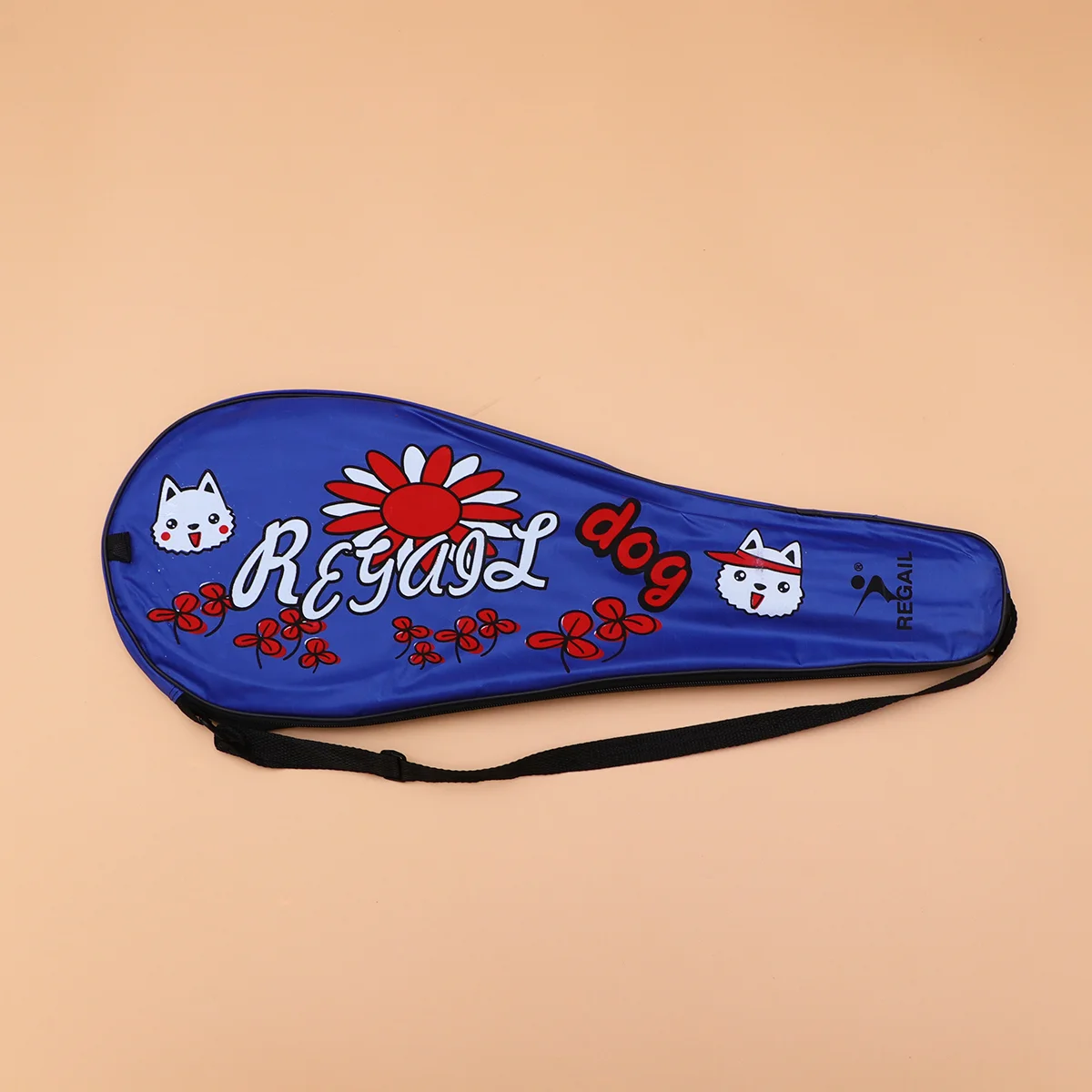 Durable Kids Badminton Racket Aluminium Alloy Cartoon Pattern Sports Set Training Pats Racquet Games
