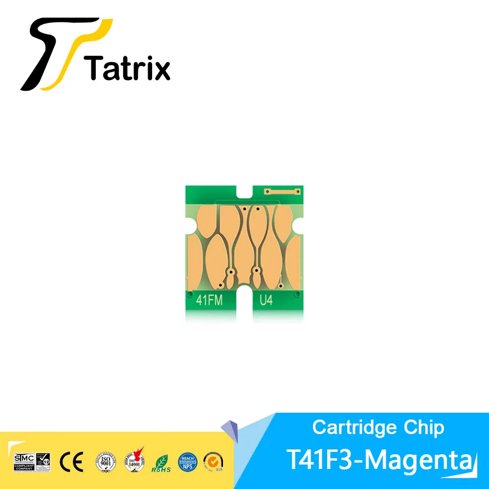 Tatrix T41f5 T41f2 T41f3 T41f4 Chip do Cartucho de Tinta para Epson Surecolor T3400 Sc-t3400 Sc-t3400n T5400 Sc-t5400 Sc-t5400m Impressora - Imagem 4
