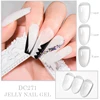 6PCS/SET Nail Polish Gel Set Autumn Black Nude Color Glitter Semi Permanent Soak Off UV Nail Art Manicure Varnish Supplies Kit 3