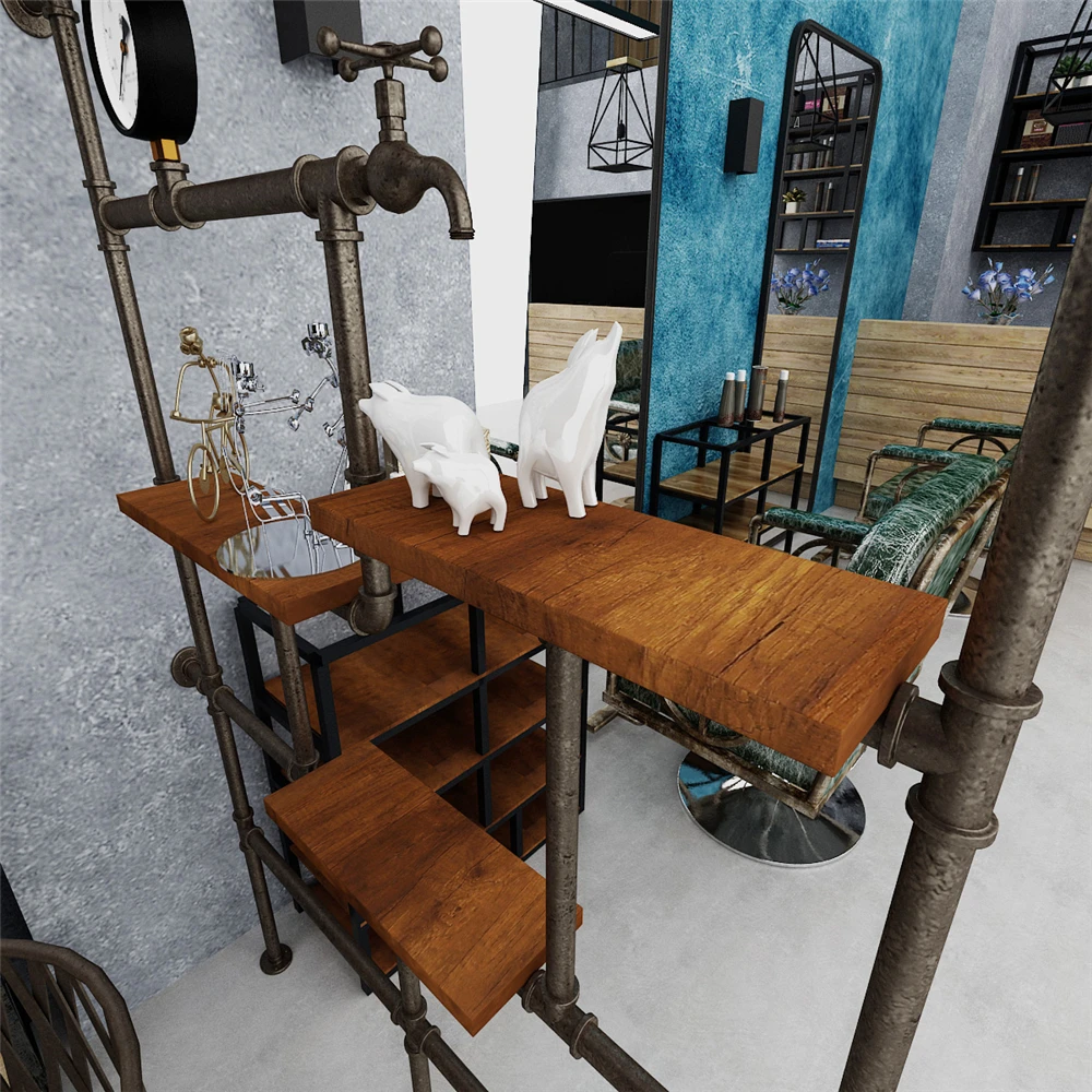 Description Picture 5 of itemWood Grain Contact Paper Brown Wooden Wallpaper Self-Adhesive Removable Vinyl Film Easy to Apply For Furniture Kitchen Cabinets