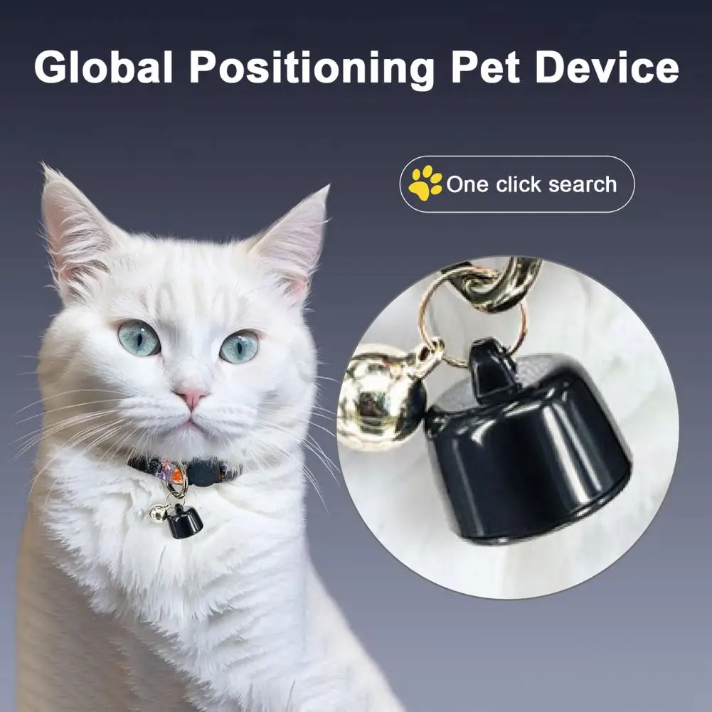 Smart Pet Tracker Location Tracking Collar Real-Time Global Positioning Mode Battery Powered Anti-loss Mini Dog Tracker Pet Loca