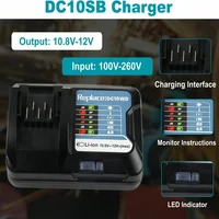 Batterie au Lithium 12V 6Ah, Rechargeable, pour perceuse électrique Makita L1016 BL1021B BL1041B, batterie de remplacement pour outils électriques 5