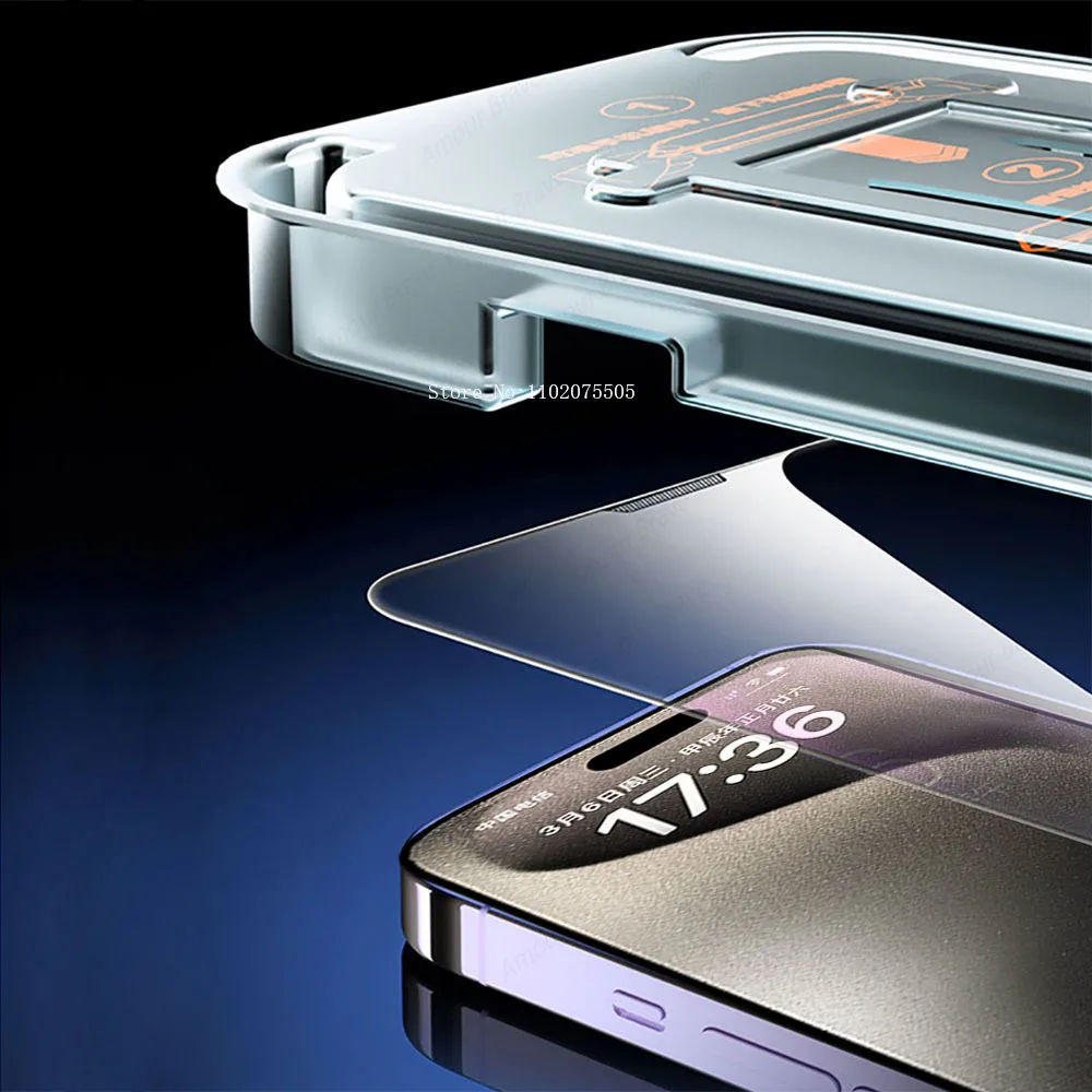 One-Click Installation Dust-Free Glass Screen Protector