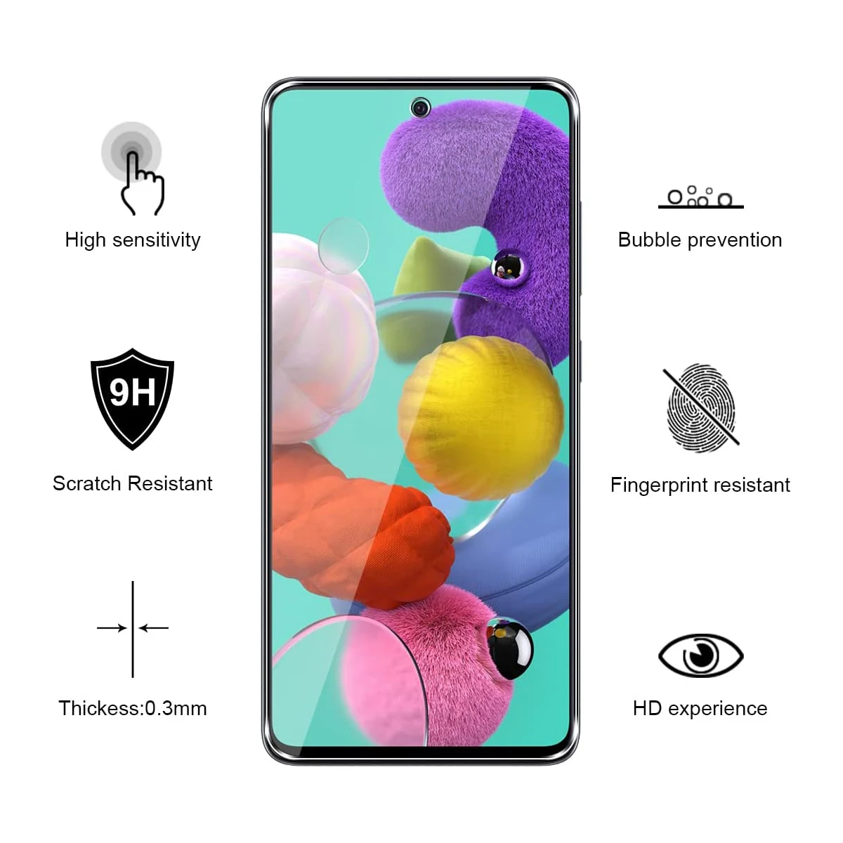 Рисунок 3 - закаленное стекло для Samsung Galaxy