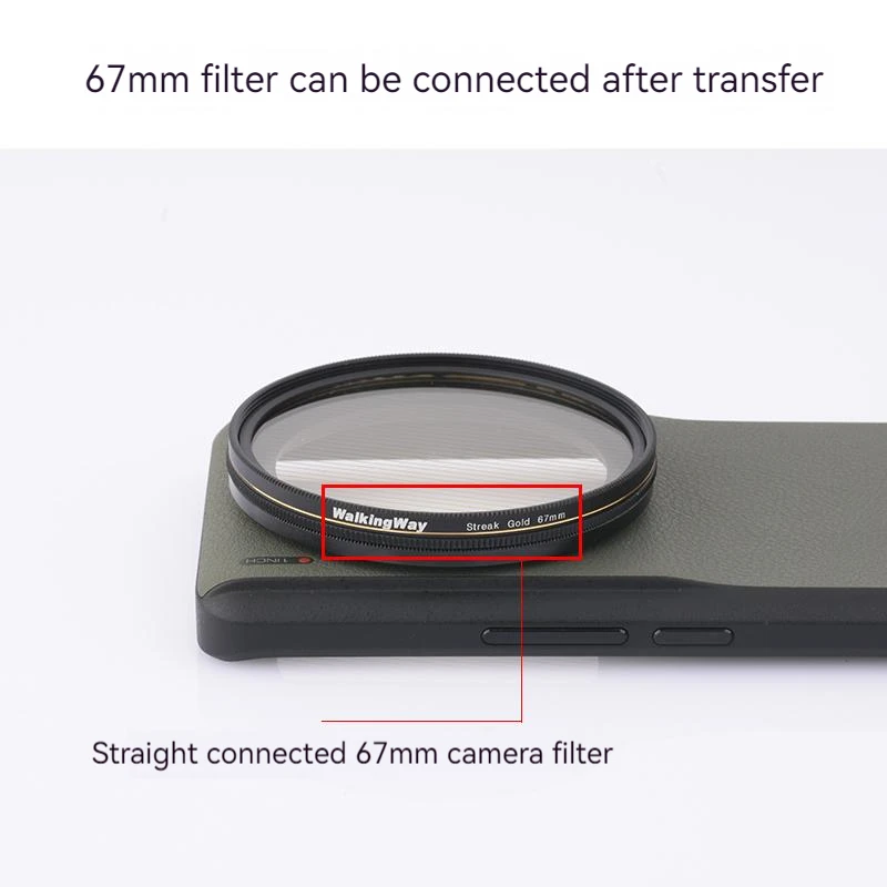 

Walking Way Adapter Ring 58-67 mm for Xiaomi 13ultra Phone Case Adapter Ring