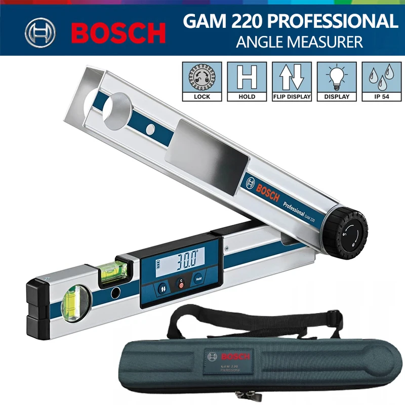 Bosch Gam 220 Professional High Precision Angle Measure 0 220 Degree