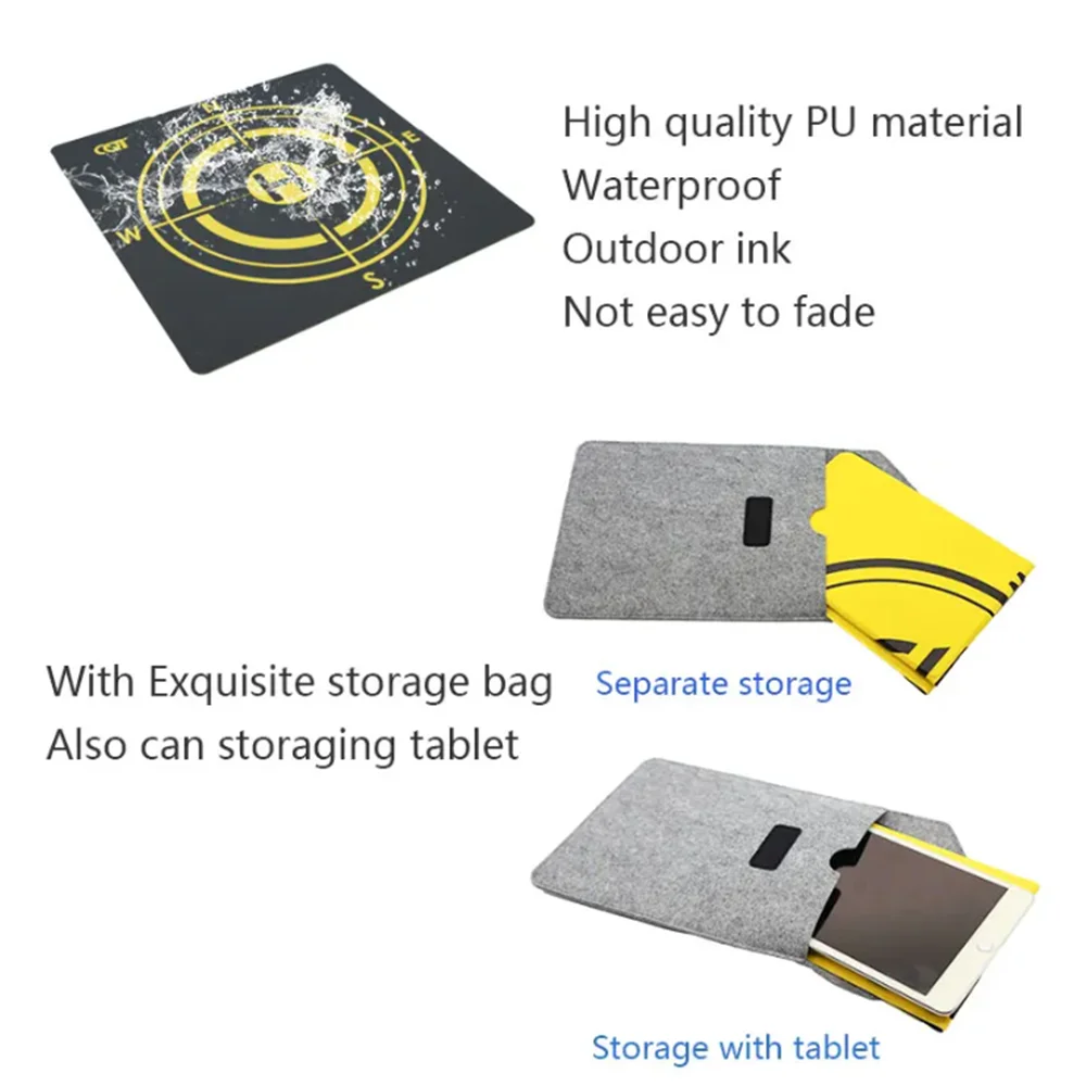 아바타 2 유니버설 드론 랜딩 패드 접이식 양면 헬리패드 DJI 미니 5 프로/4 프로/네오/에어 3S/매빅 4 프로 액세서리용