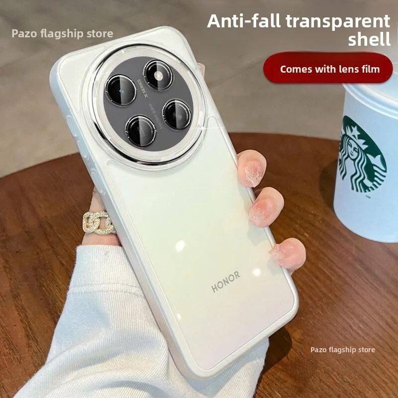 All-Inclusive Transparent TPU Case with Lens Film Cover
