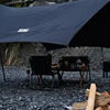 GERC Black Butterfly Canopy Waterproof Sun Protection Outdoor Camping Portable Large Area Arch Tent 5