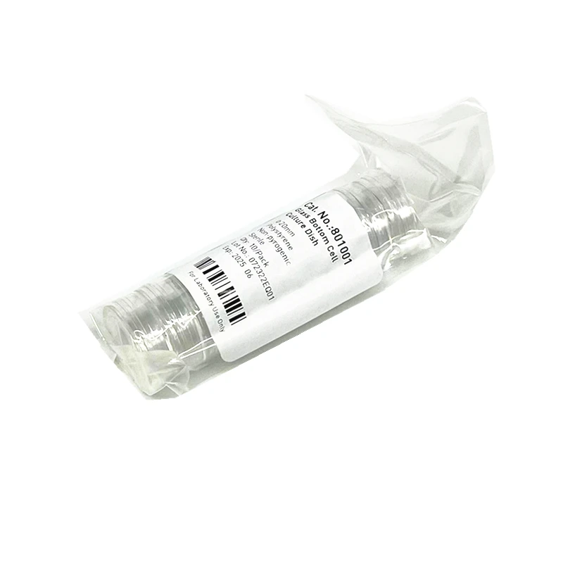 10Pcs/Bag Nest Biotechnology Confocal Dish, Glass Bottom Cell Culture Dish 15mm 20mm