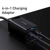 Baseus GaN3 100/ 65W Desktop Charger Quick Charge QC 3.04.0 USB C Type C Phone Charger For iPhone15 Huawei Xiaomi MacBook Laptop - Image 5