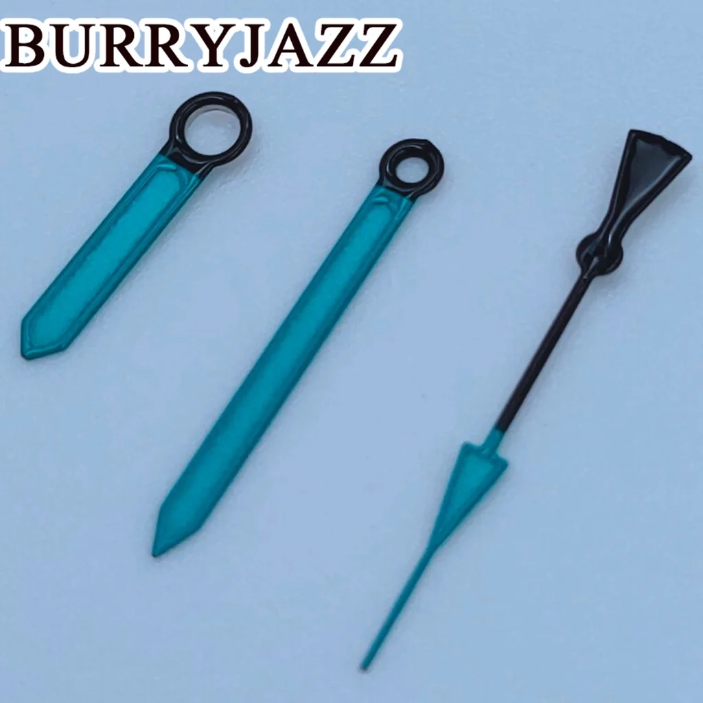 BURRYJAZZ NH35 NH36 NH38 7S26 7S36 4R35 4R36 Watch Hands Orange Blue Hands Green Luminous