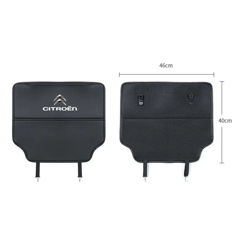 Luxury Car Seat Back Protector: Premium Leather Anti-Kick Mat