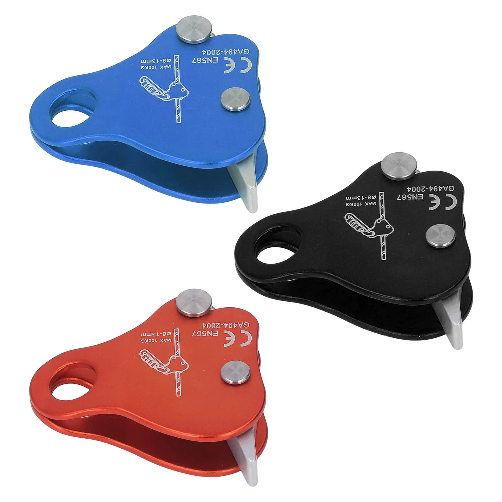 Climbing Rope Grab Aluminum Alloy Self Locking 8‑13mm Climbing Rope