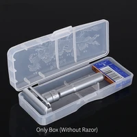 High Quality Double Edge Razor Storage Box Men Classic Shaver Case Shaver Storage Box Razor Accessories 1 PC 1