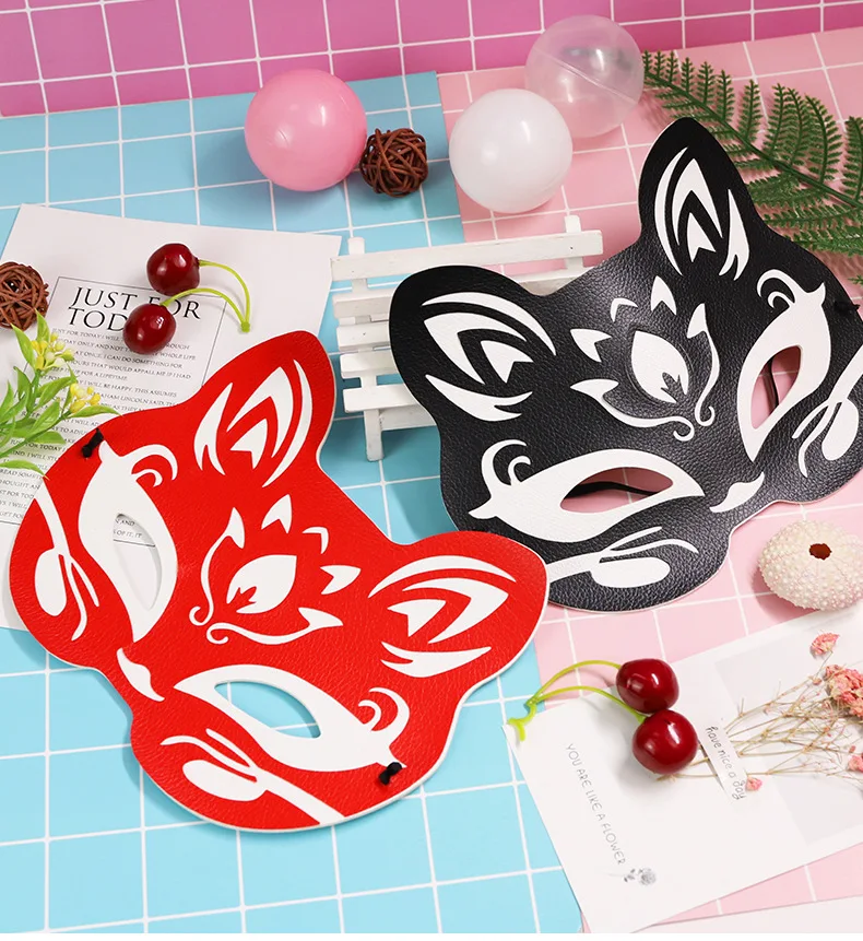 Fox Eye SM Mask Adult Sex Products Role Play Prom Leather Mask Couple Al_voghion.com