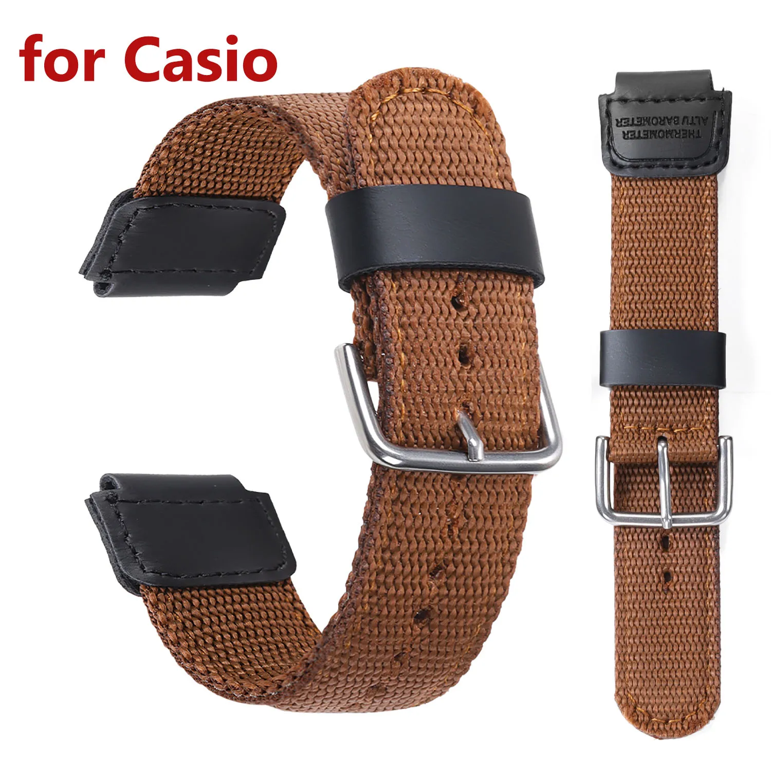 Per Casio Ae-1200 F91W Ae1300 Ae-1000W Cinturino 18Mm Cinturino In Nylon F84 Aeq-110W Sgw-300H 400H 800H 216H 735H W-215 Mrw-200H