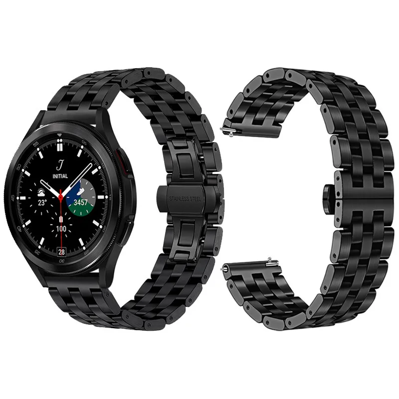 

20mm 22mm Metal Strap for Samsung Galaxy Watch 5/4 40mm 44mm Stainless Steel Bracelet Galaxy Watch6 Classic 43 47mm/5 Pro 45mm