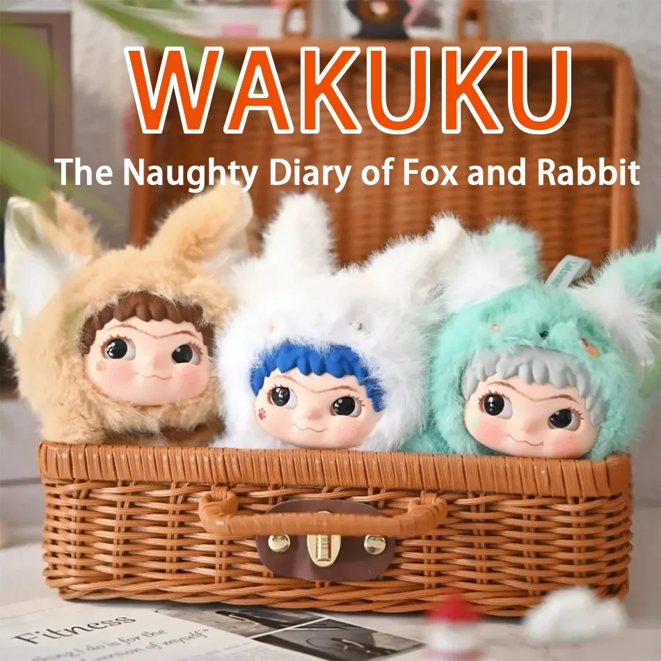 Wakuku V2 Fox & Bunny Trick Or Treat Series Vinyl Doll Blind Box